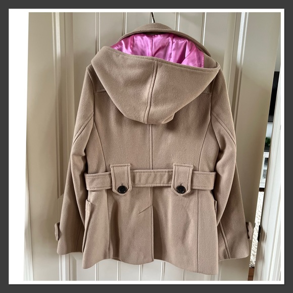 GAP Camel Wool Pea Coat - Picture 2 of 10